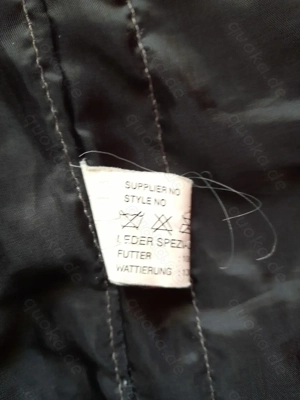 Schwarze Herren-Lederjacke in Größe 60 Bild 10