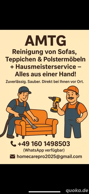 Polster- & Teppichreinigung + Hausmeisterservice
