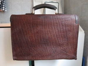 Leder-Aktentasche aus den 20er oder 30er Jahren Bild 4