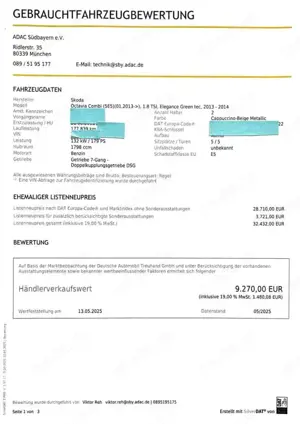 Skoda Octavia Combi 1.8 TSI Green tec DSG Elegance