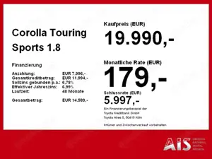 Toyota Corolla Touring Sports 1.8 Team D AHK+LED+Navi Bild 5