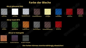 Blechgarage Fertiggarage Metallgarage GERÄTESCHUPPEN Metalbox Schwingtor Doppelflugeltor Holzoptik Bild 4