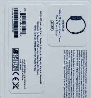 Apple Watch Series 6   44 mm schwarz   wie neu, GPS                                    