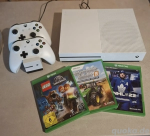 XBox one S + 3 Spiele + 2 Controller 