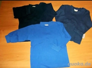 3er Set Shirts, Gr. 74 80, blau