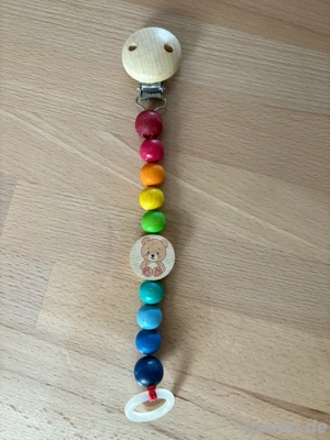 Schnullerkette aus Holz 