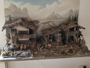 Weihnachtskrippe Alpenländisch