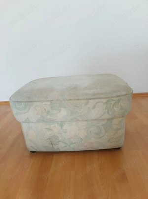 Sofaset ( Sessel, 2er, 3er & Hocker - komplett, stabil und bequem 