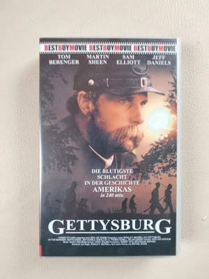 Retro VHS Videokassette - GETTYSBURG