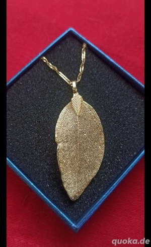 Silberkette vergoldet mit Anhänger 