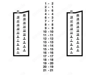 D6| Scartkabel Videokabel AV Scart 21 Pin L 140 150  10 gebraucht volle Funktion   Bild 6