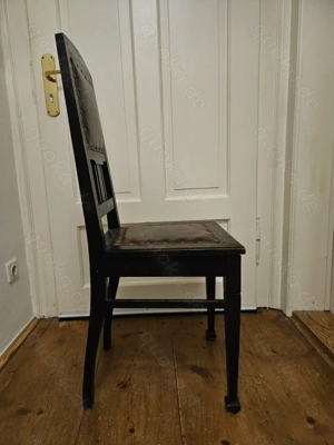 Antik! 2 x Massiver, stabiler Holz Stuhl Eiche ca. 1920 Jugendstil á 60 ! Rarität! 