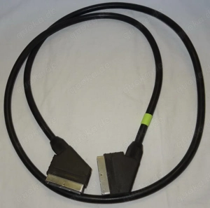 D6| Scartkabel Videokabel AV Scart 21 Pin L 140 150  10 gebraucht volle Funktion   Bild 2
