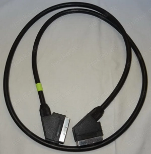 D6| Scartkabel Videokabel AV Scart 21 Pin L 140 150  10 gebraucht volle Funktion   Bild 3