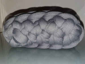 Neu! Exklusive Mac Jeans Handtasche Tasche Grobstrick Zopfmuster Ungetragen! TOP! Bild 8