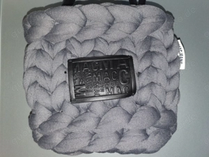 Neu! Exklusive Mac Jeans Handtasche Tasche Grobstrick Zopfmuster Ungetragen! TOP! Bild 10