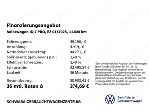 Volkswagen ID.7 Tourer Pro Wärmep.*IQ.LIGHT*HdUp*AHK*8-fach Bild 4