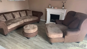 Kolonialstil-Sitzgarnitur  Havanna    Big Sofa, Sessel & Hockerz