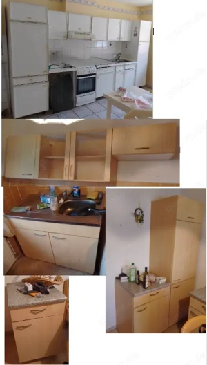 Küchenmöbel Schränke tlw. mit Kühlschrank Dunstabzugshaube Herd Spüle Haushaltsauflösung