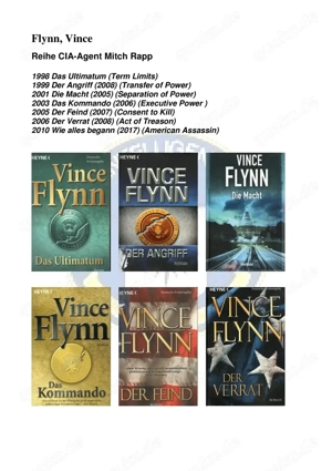 Flynn, Vince-CIA-Agent Mitch Rapp (u.a. Wie alles begann)