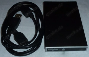 Festplatten-Gehäuse 2,5 Zoll SATA HDD USB 2.0 Alu