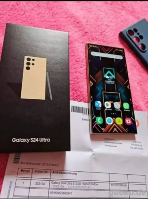 Samsung Galaxy S24 ultra gold Bild 3