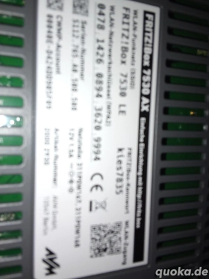 verkaufe Fritz Box 5738 AX