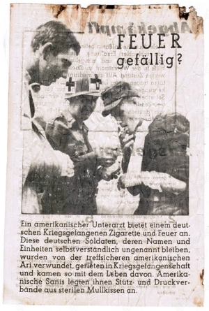 Flugblatt Propagandaflugblatt, Raketenflugblatt, 2.Weltkrieg: