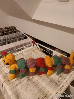 Tausendfüßler selbst gestrickt 