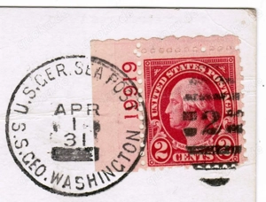 Die wertvollsten Postkarten der Welt: T106, T106a, T106b, Washington Dampfer Bild 10