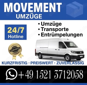 Möbeltransport, Entsorgung u. Umzug | preiswert u. zuverlässig