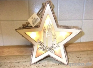 Advent-, Weihnachtsstern, neu, Gilde, Holz