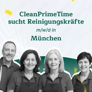 Reinigungskräfte (m, w, d) in München gesucht: flexible Aufträge