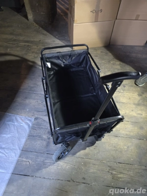 Verkaufe Bollerwagen 3 mal benutzt Rad wurde fixiert mit einer Schraube ohne Garantie und Rücknahme 