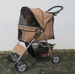 Hunde-Buggy braun gut erhalten