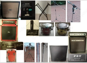 Lautsprecher Box Verstärker Topteile Half Stacks TomTom Mikrofon Stative Ständer Haushaltsauflösung