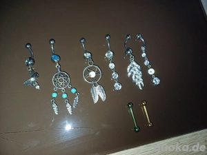Verschiedene Piercings