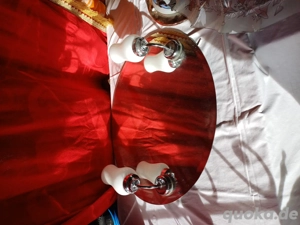 Wandleuchter mit Spiegel