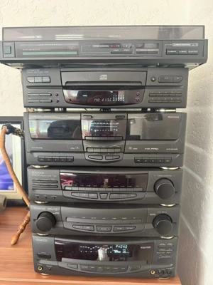 Kenwood HiFi Komplettsystem M58+Plattenspieler KD-64F+Lautsprecher LS58