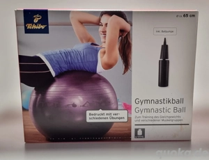 Gymnastikball mit Ballpumpe   65 cm