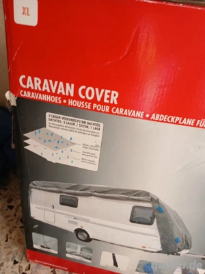 Caravanabdeckplane , vollgarage , XL