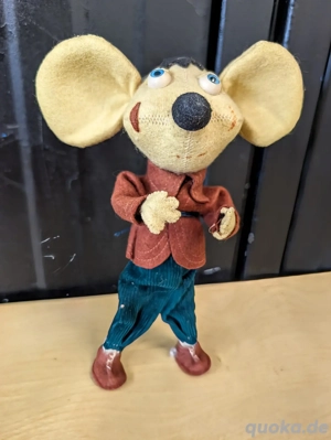 Topo Gigio: Vintage Plüschpuppe aus Draht und Schaumstoff