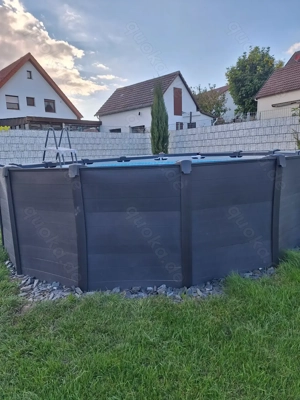 Intex Graphite Panel Pool, rund 478 x 124 cm inkl. Sandfilterpumpe Bild 2