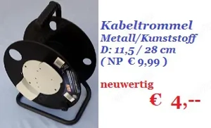 neuwertige Kabeltrommel