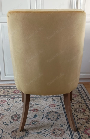 Hochwertiger gelber Polster-Sessel Bild 5