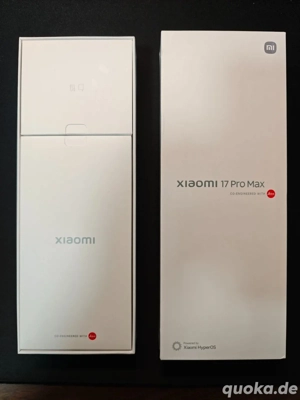 Neu Xiaomi 17 Pro Max Weiß 512 GB 16 GB RAM Bild 3 Neu Xiaomi 17 Pro Max Weiß 512 GB 16 GB RAM Bild 3