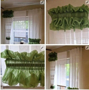 Gardine für Küche, Flur, Bad oder WC