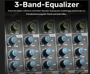 12Kanal Passiv Mischpult, neu Musterstück vom Lieferanten, USB Aufnahmefunktion, Bluetooth Bild 4