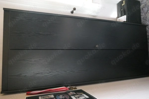 Aktenschrank, schwarz, 2 flügelig