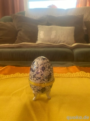 Schmuckeier im Farbergé Ei Stil  Bild 2